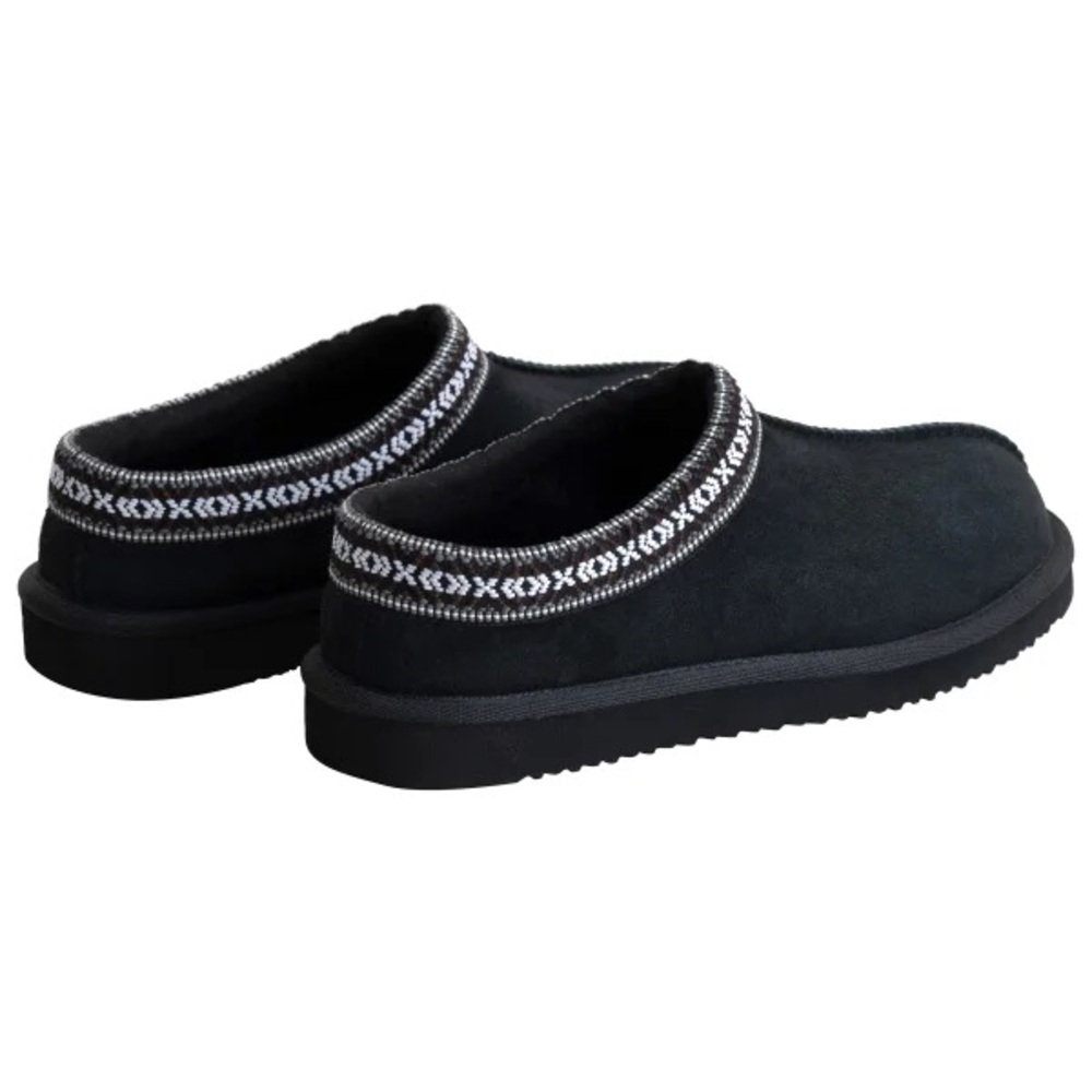Kirkland Signature - Slip-On Slippers with Patterned Trim